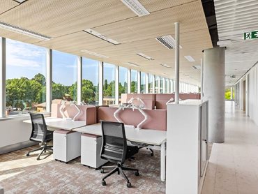 Burgtec supplied the workstation and furniture package for 4 floors of the building