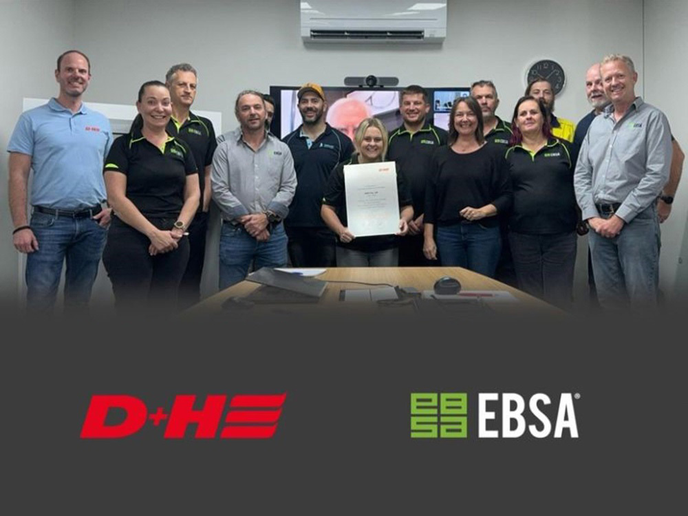 EBSA is thrilled to mark 10 incredible years as a partner of D+H Mechatronic AG