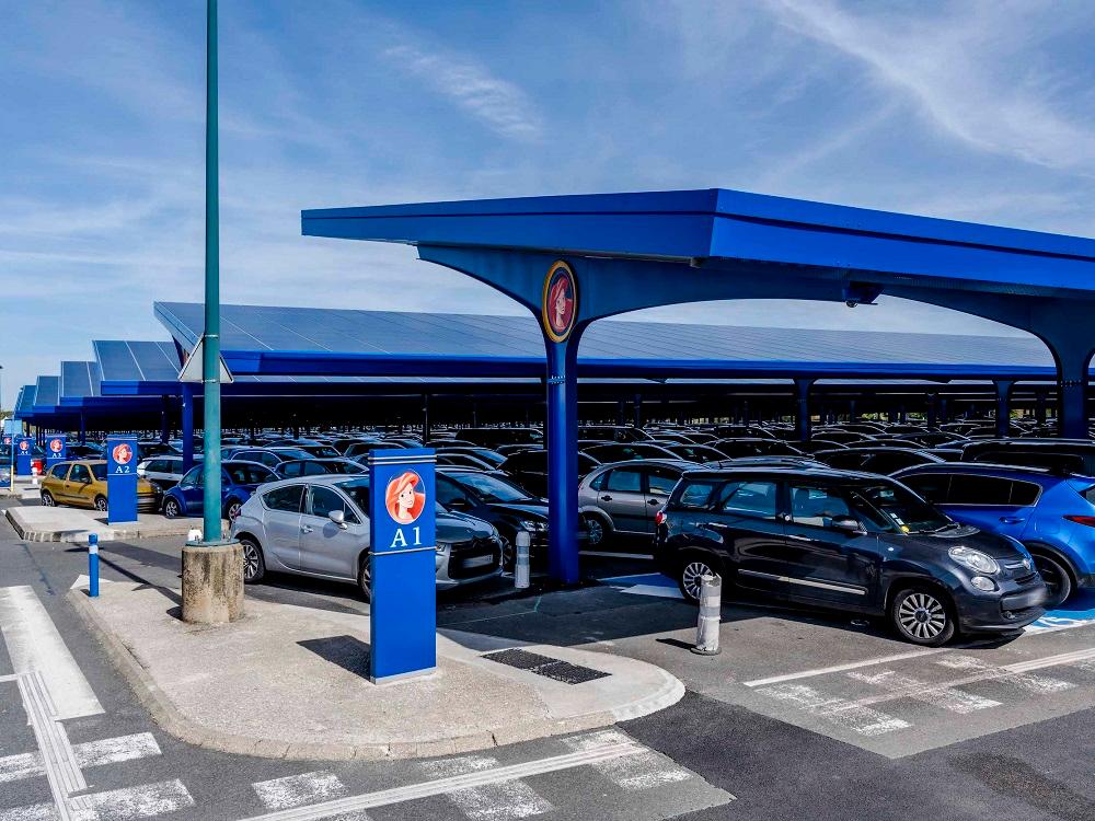 The solar canopy at Disneyland Paris (Photo source: Disneyland Paris)