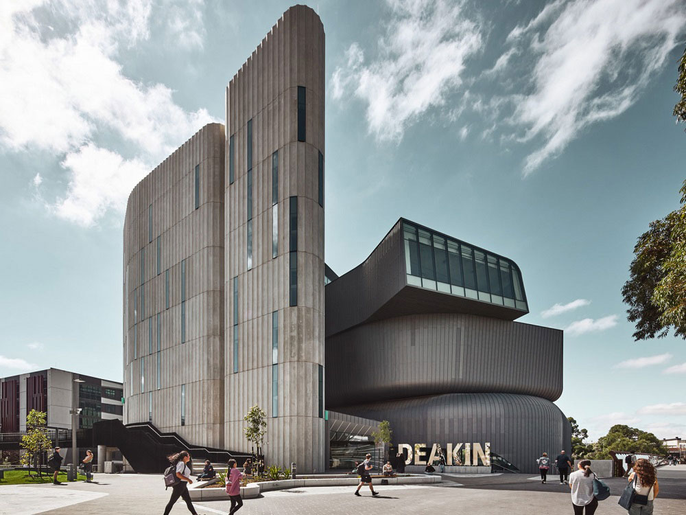 The zinc-clad Deakin Law School