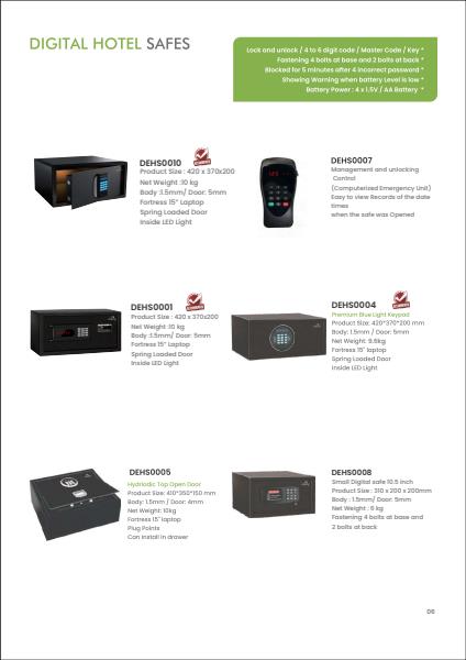 Dolphy Digital Safes Brochure