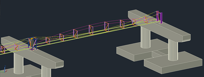 Cable truss system