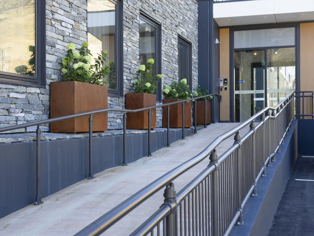 Properly designed handrails and balustrades offer a sense of security and support