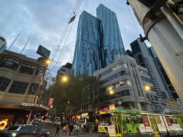 Melbourne's CBD. Image: Clémence Carayol