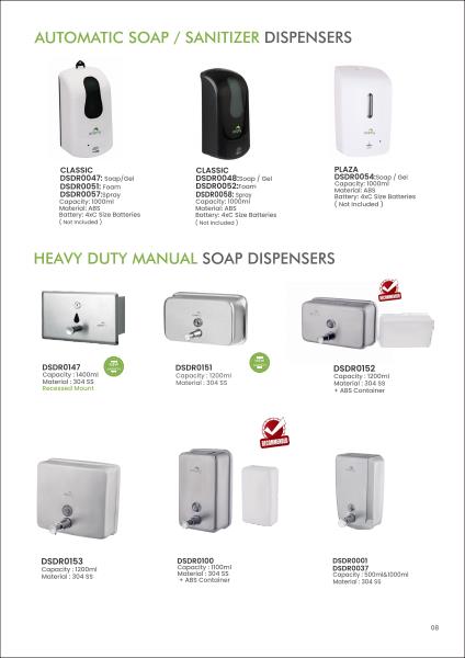 Dolphy Soap Dispenser Category Brochure