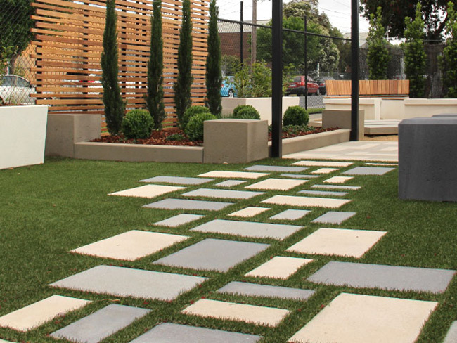 EcoPebble concrete pavers