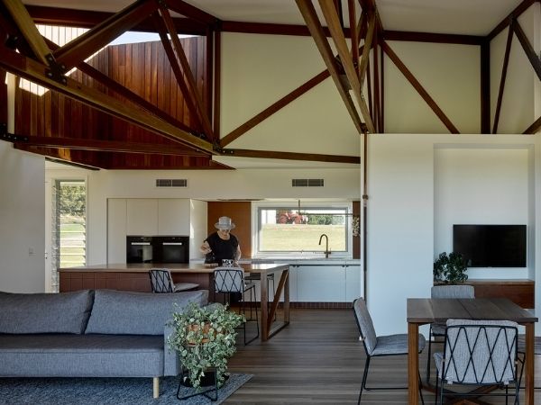 farmhouse residence smith architects kitchen