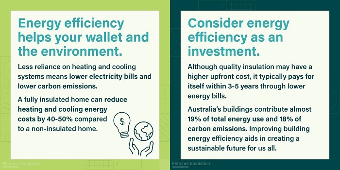 Insulating for energy efficiency