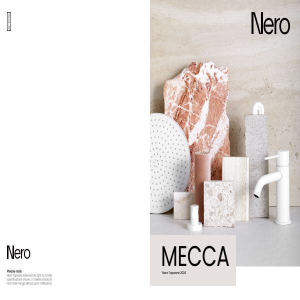 Nero Tapware Mecca Collection 2024