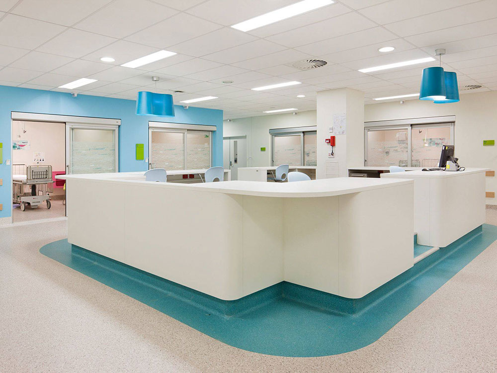 Armstrong ceiling systems were installed at the Royal Children’s Hospital, Melbourne