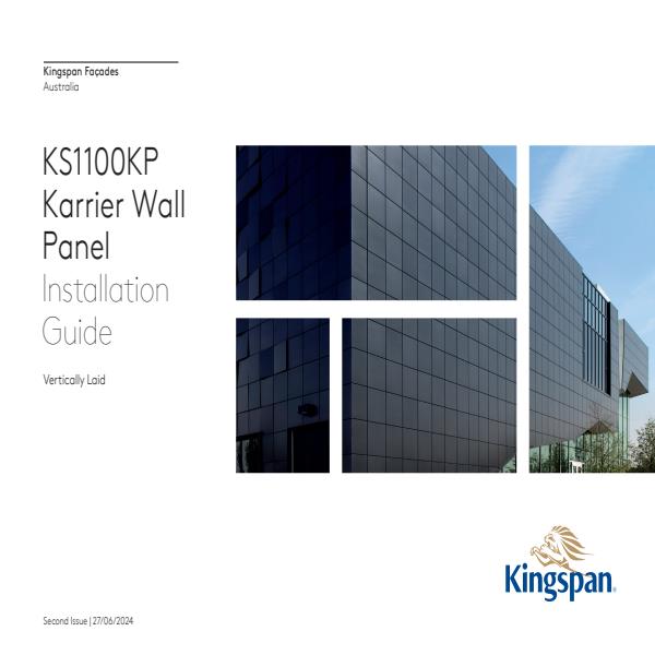 Vertically Laid KS1100KP Karrier Wall Panel Installation Guide