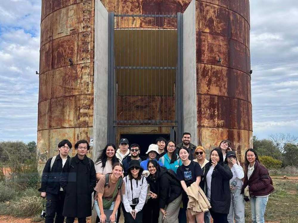 Master of Architecture students exploring Cobar and Bourke