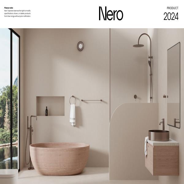 Nero Tapware 2024 Catalogue