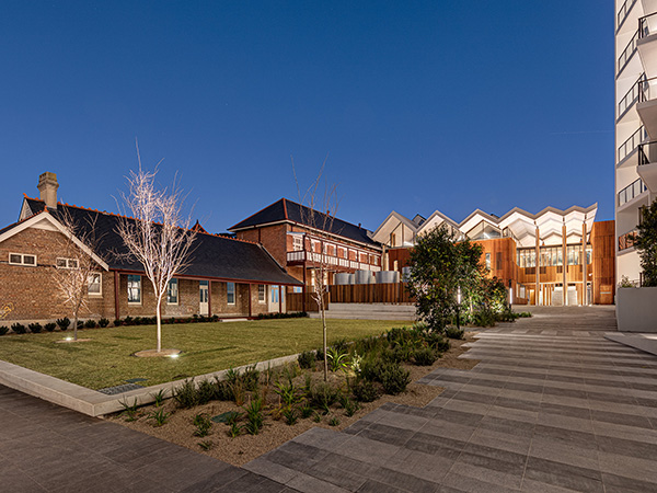 The prominent two-storey Nurses’ Quarters which, along with the Main Ward Block, comprises the core of the Lilydale Street face brick buildings, presents as the most recognisable public face of the former hospital.