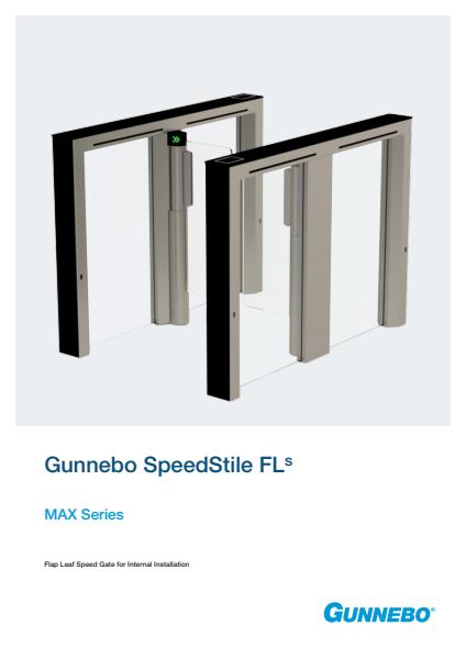 Gunnebo SpeedStile FLs MAX Product Brochure