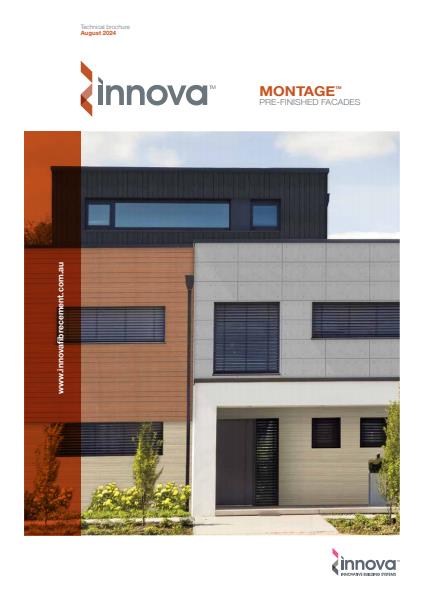 Innova Fibre Cement Montage Technical Brochure