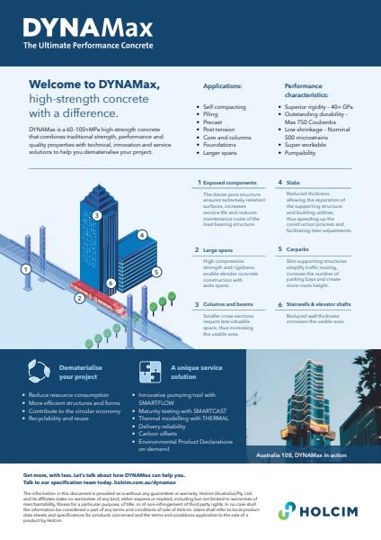 Holcim Dynamax Data Sheet