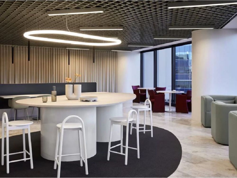 SAS 800 Trucell Metal Ceilings at Clough's new headquarters in Perth