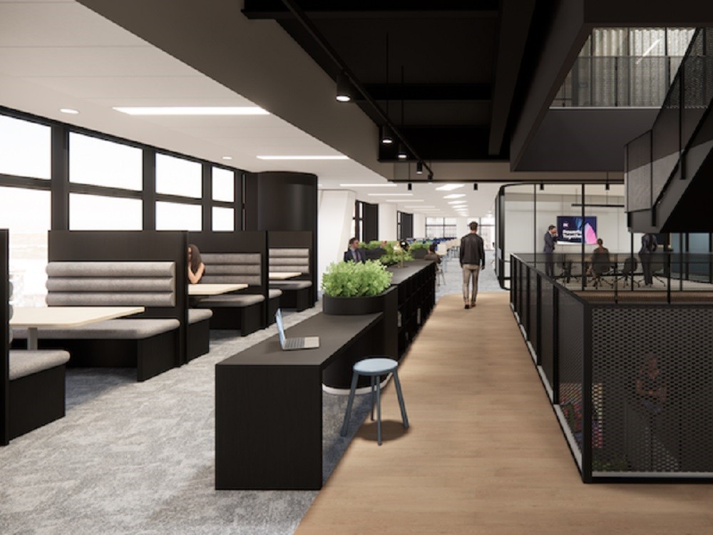 HPX Office Render by Unispace