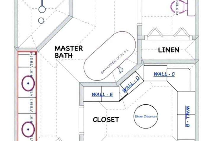 luxury master bathroom floor plans