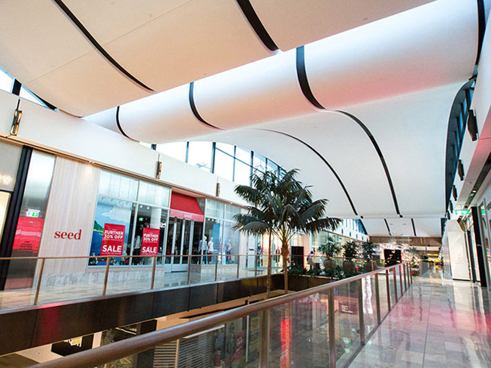 Knauf 13mm plasterboard at Westfield Chermside 