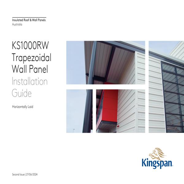 Horizontally Laid KS1000RE Trapezoidal Wall Panel Installation Guide