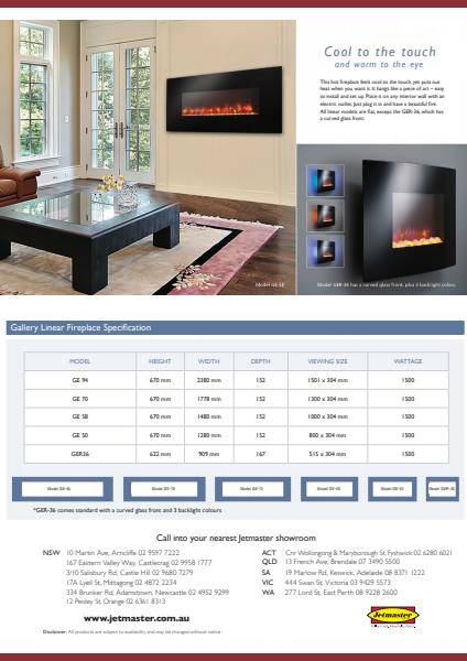 Linear Electric Fireplaces