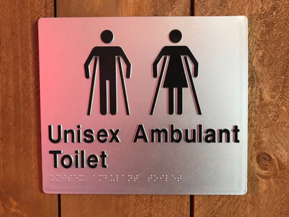 Ambulant and accessible bathrooms 