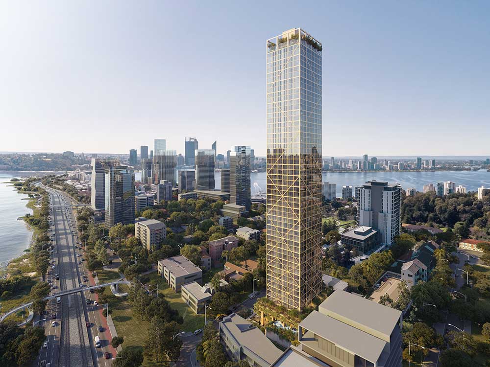 C6 is a ground-breaking mass timber residential apartment project in South Perth