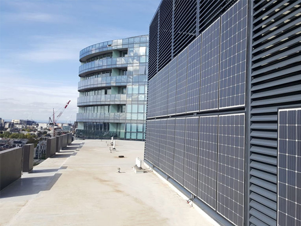 New Apartment Buildings With Solar Panels for Simple Design
