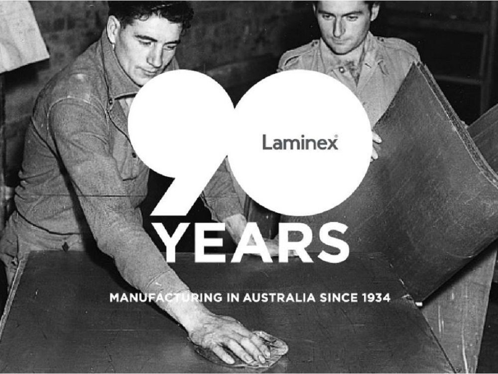 Laminex has continuously embraced innovation and expansion over the past 90 years