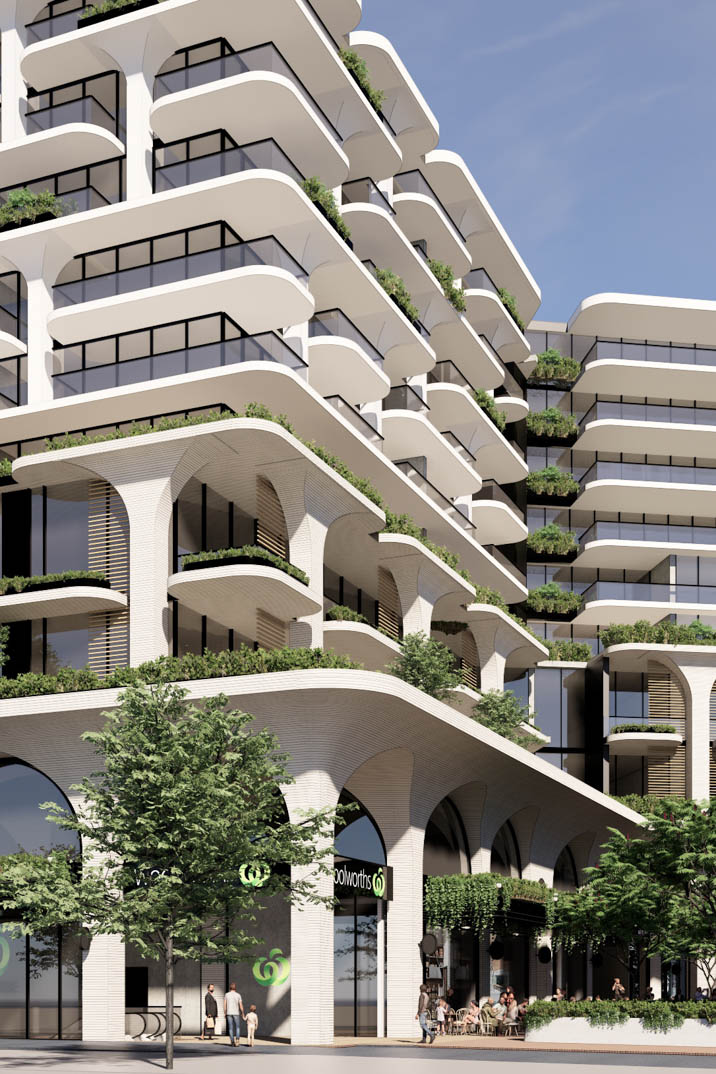 woolworths neutral bay development renders