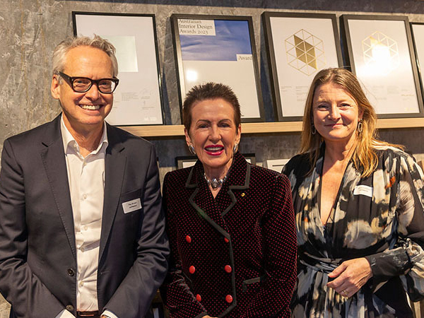 CEO Ray Brown, Lord Mayor Clover Moore, Sydney Studio Leader Laura Cockburn/Architectus