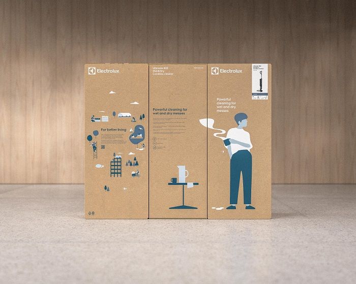 Electrolux sustainable packaging