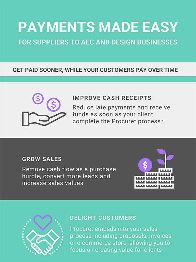 Payments made easy for suppliers to AEC and design businesses ...