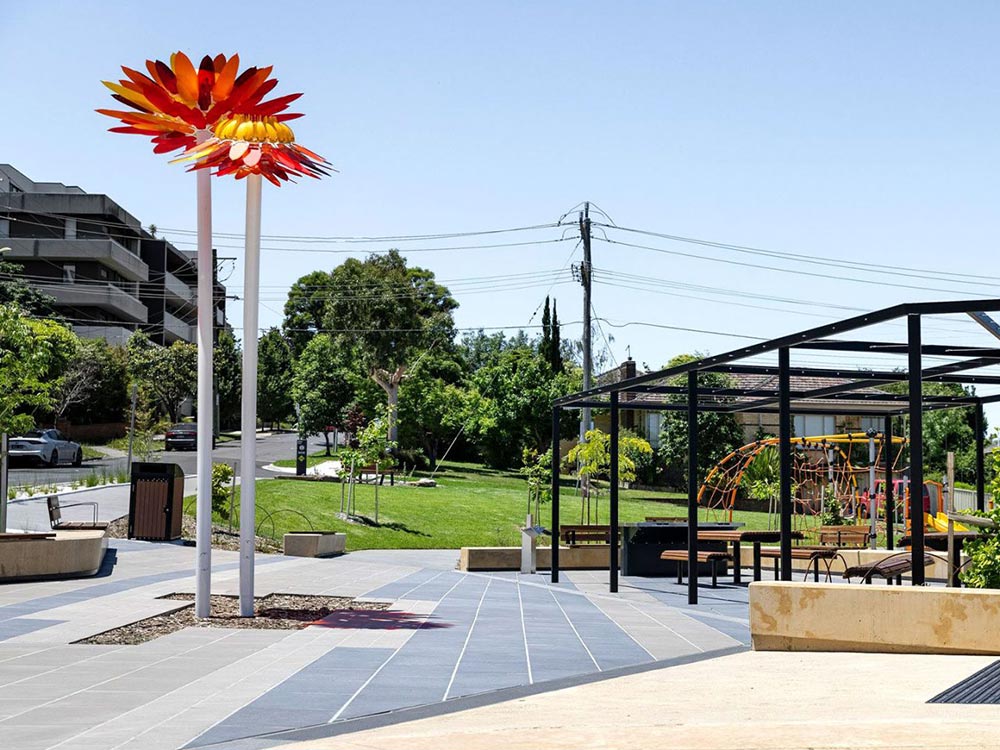 Anston pavers at Hepburn Reserve