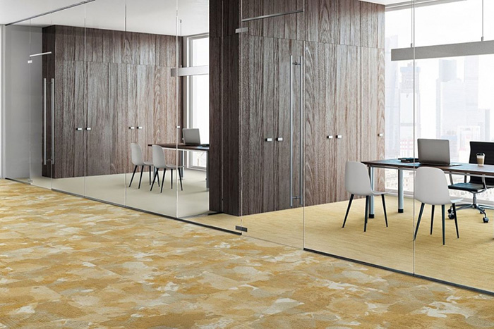 Fluid& carpet tiles