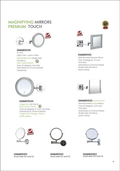 Dolphy Magnifying Mirrors Brochure