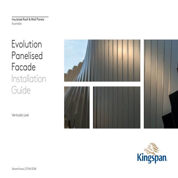 Vertically Laid Evolution Panelised Facade Installation Guide