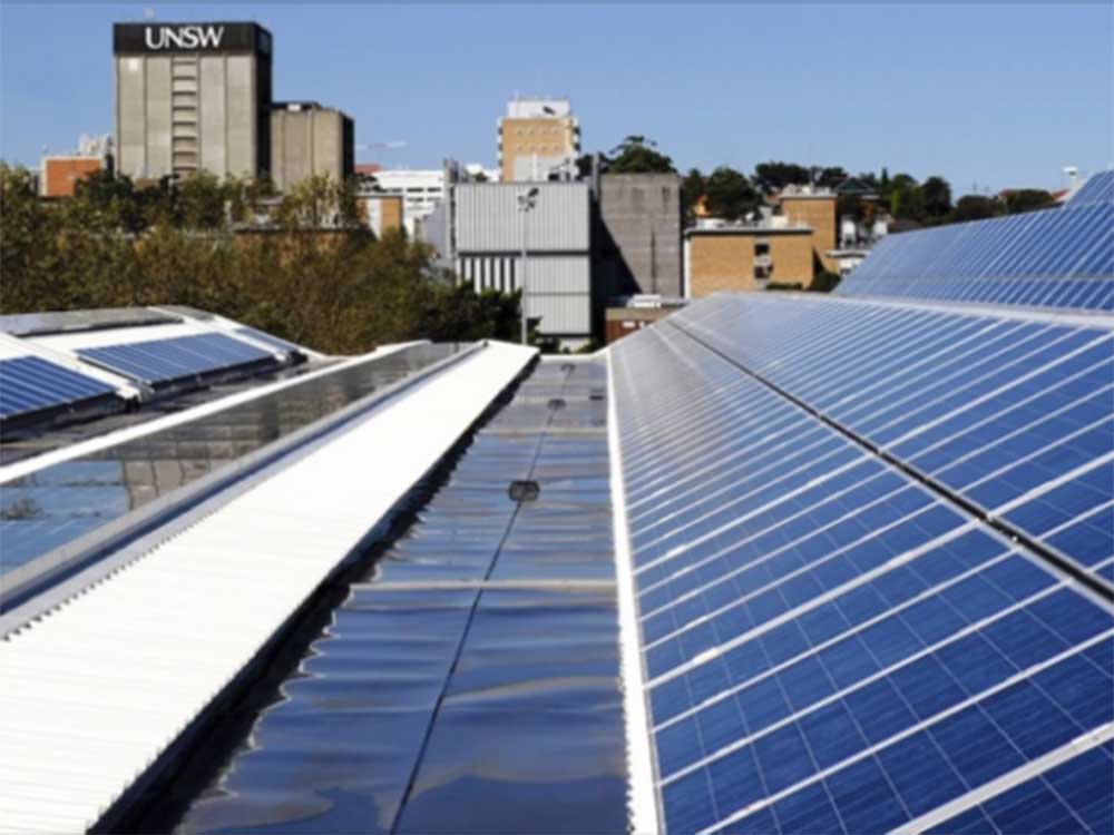 Solar Panels at UNSW (Photo: UNSW)