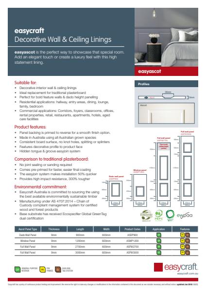 EasyASCOT Product Sheet