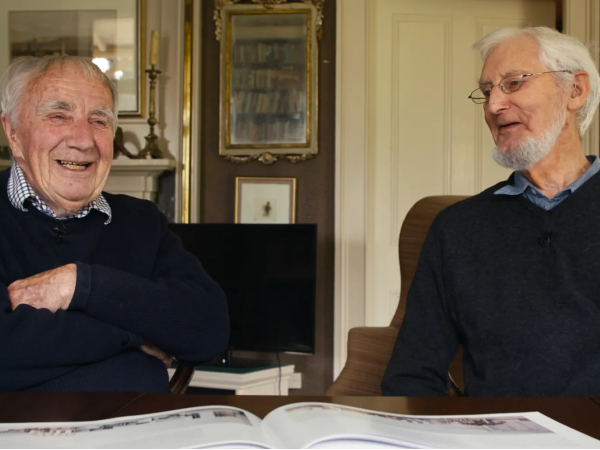 Sir Miles Warren and Maurice Mahoney, 2018. Image: WAM