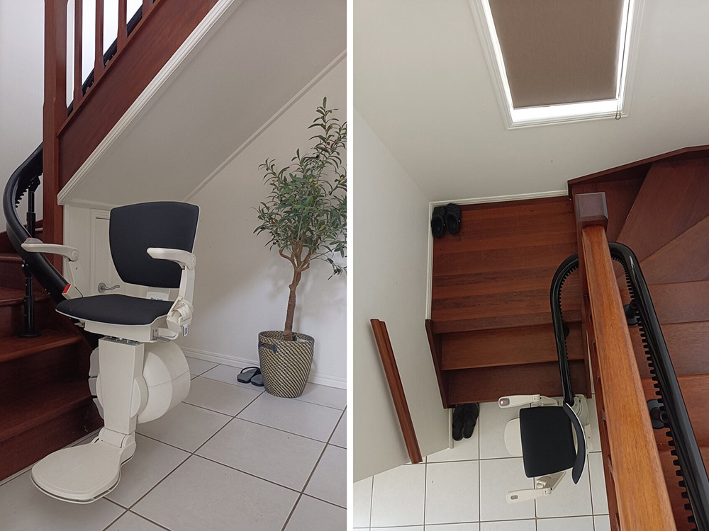 Stairlift at home in Bracken Ridge, QLD