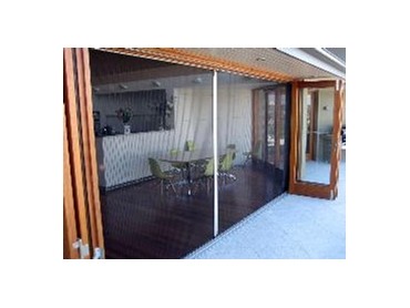 Pleated and retractable insect screens from Artilux