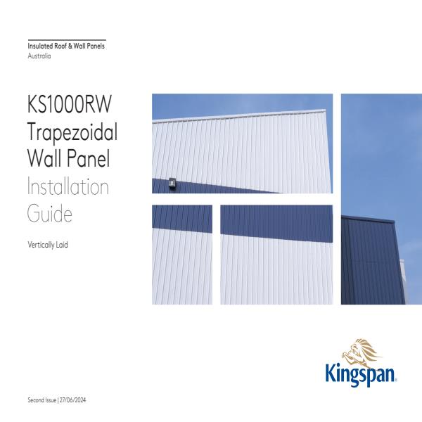 Vertically Laid KS1000RE Trapezoidal Wall Panel Installation Guide