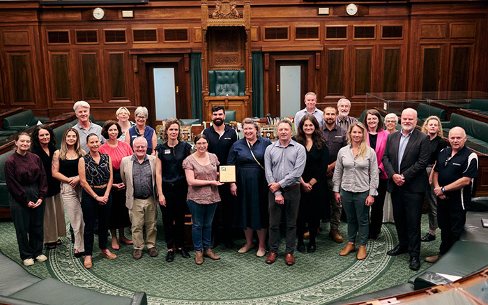 Old Parliament House Fire Remediation Project team