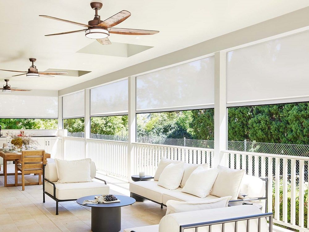 Luxaflex® awnings create inviting spaces for entertaining, relaxing, and enjoying alfresco living