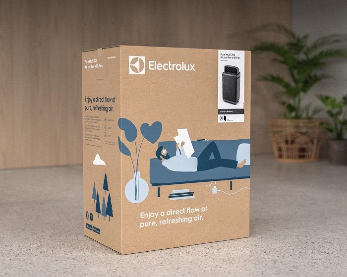 Electrolux sustainable packaging