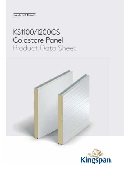 KS1100/1200CS Coldstore Panel Data Sheet