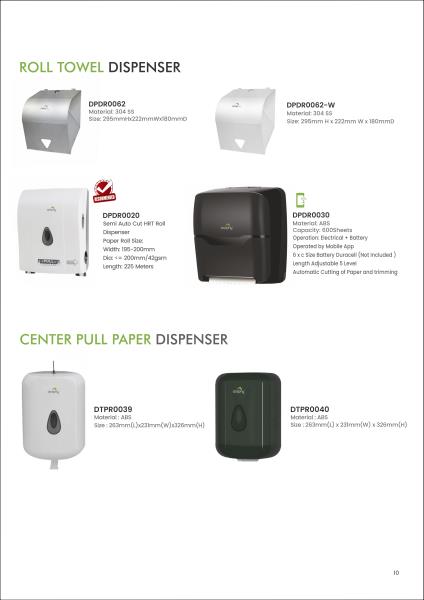 Dolphy Toilet Roll Dispenser Category Brochure